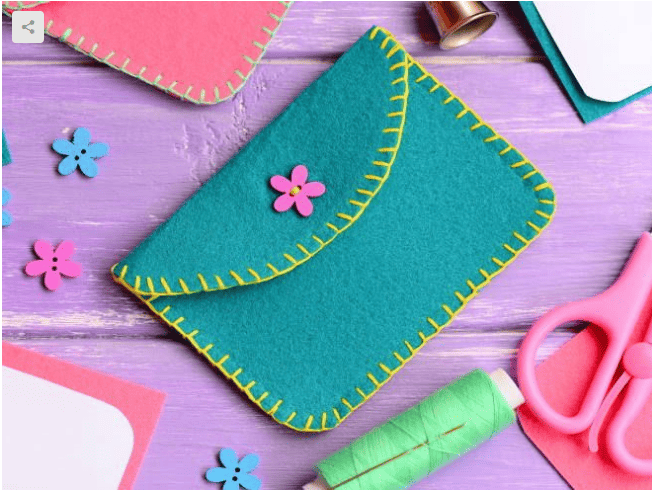 Keçeden Cüzdan Yapımı 1