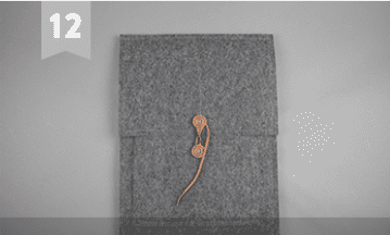 Keçeden tablet yapımı Adım 12