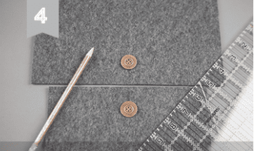 Keçeden tablet yapımı Adım 4