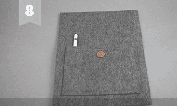 Keçeden tablet yapımı Adım 8